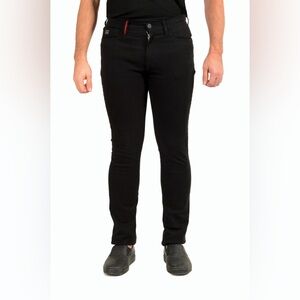 Scuderia Ferrari Men's Slim Fit Mid Rise Dark Blue Straight Leg jeans size 30